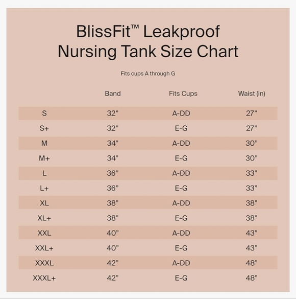 KNIX Seamless BlissFit Leakproof Nursing Tank - Wireless, Seamless Spandex XXL+ - Picture 13 of 13